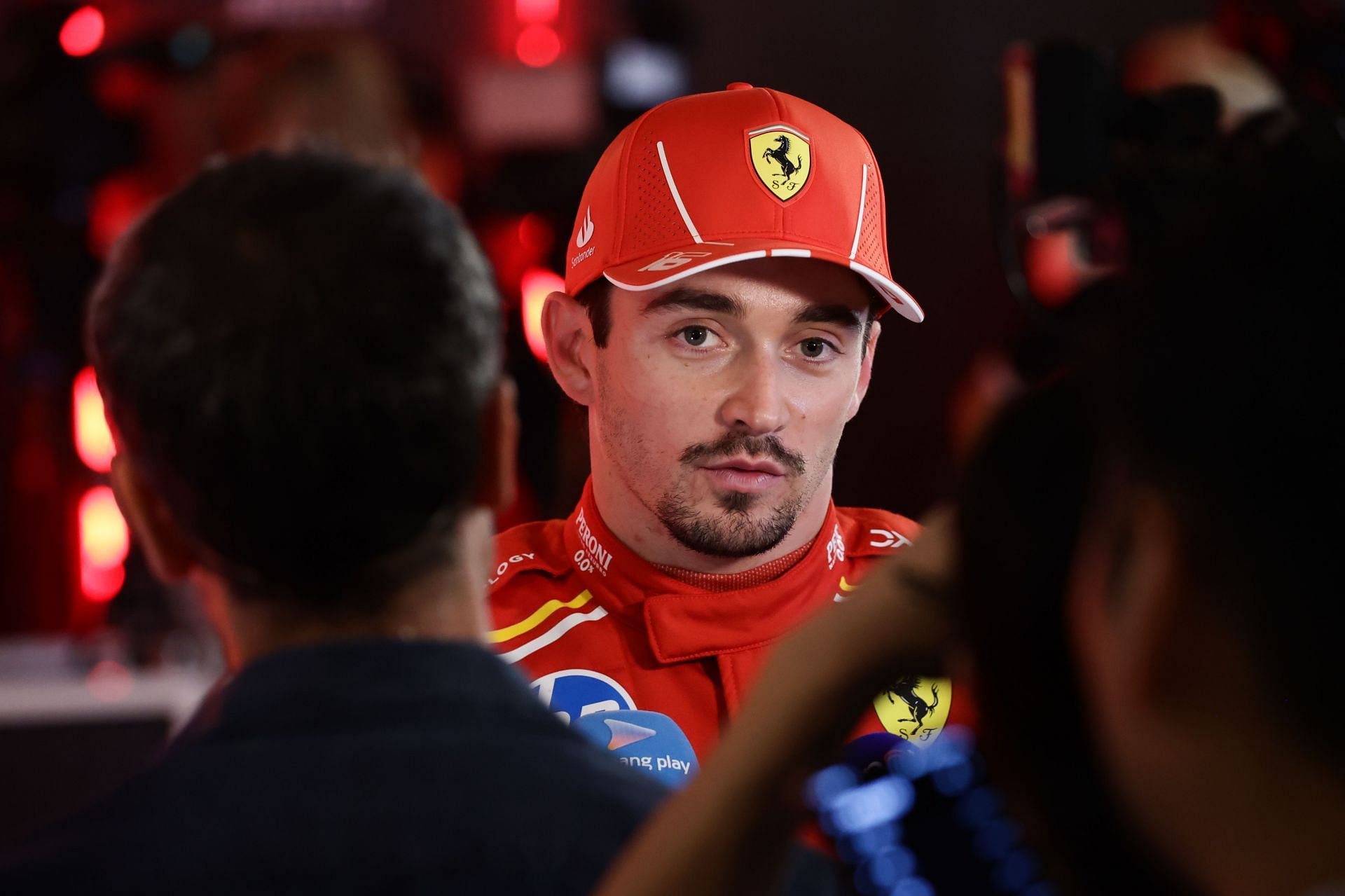 Charles Leclerc during qualifying ahead of the Abu Dhabi Grand Prix at Yas Marina Circuit - Source: Getty