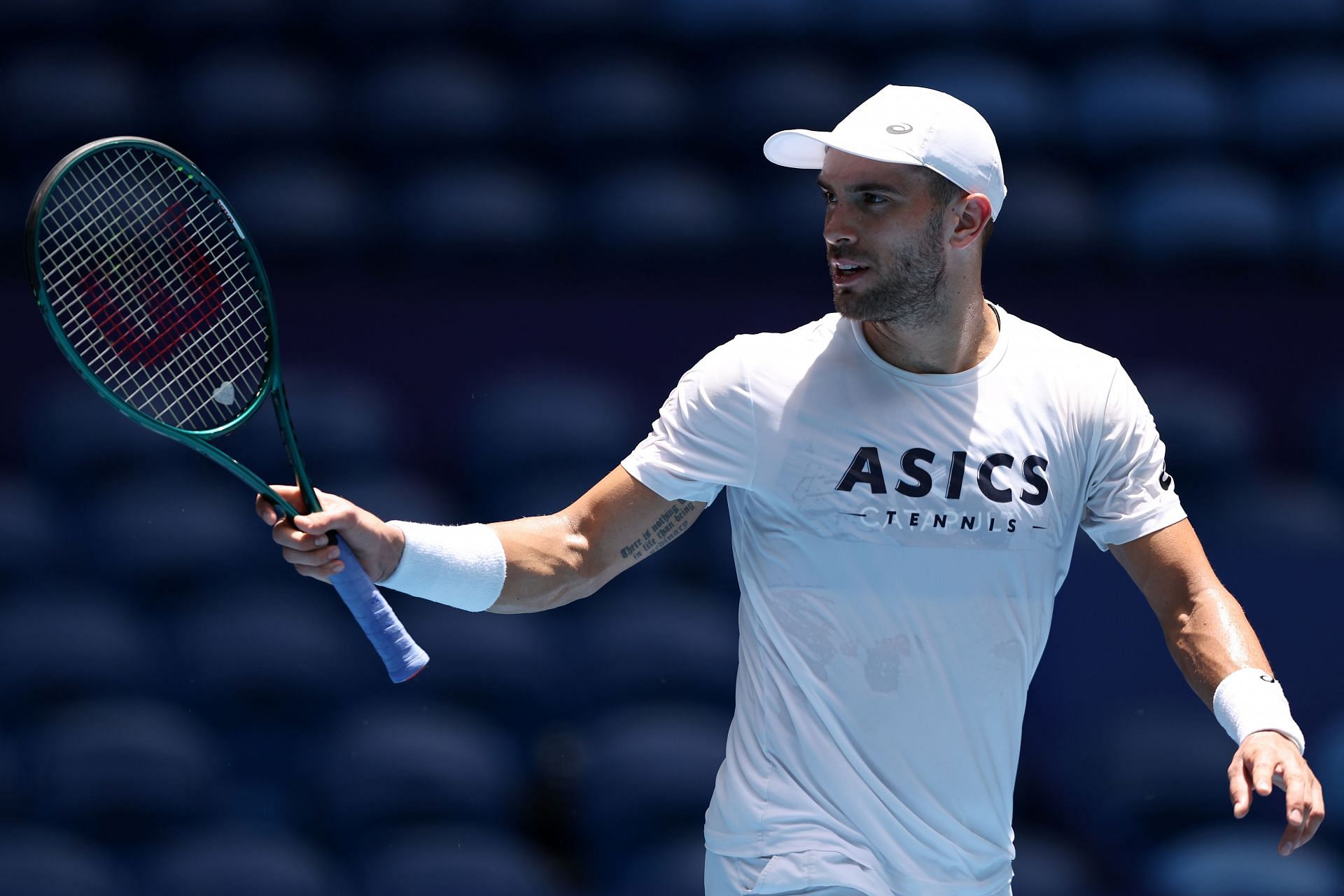 Borna Coric at the United Cup 2025. (Photo: Getty)