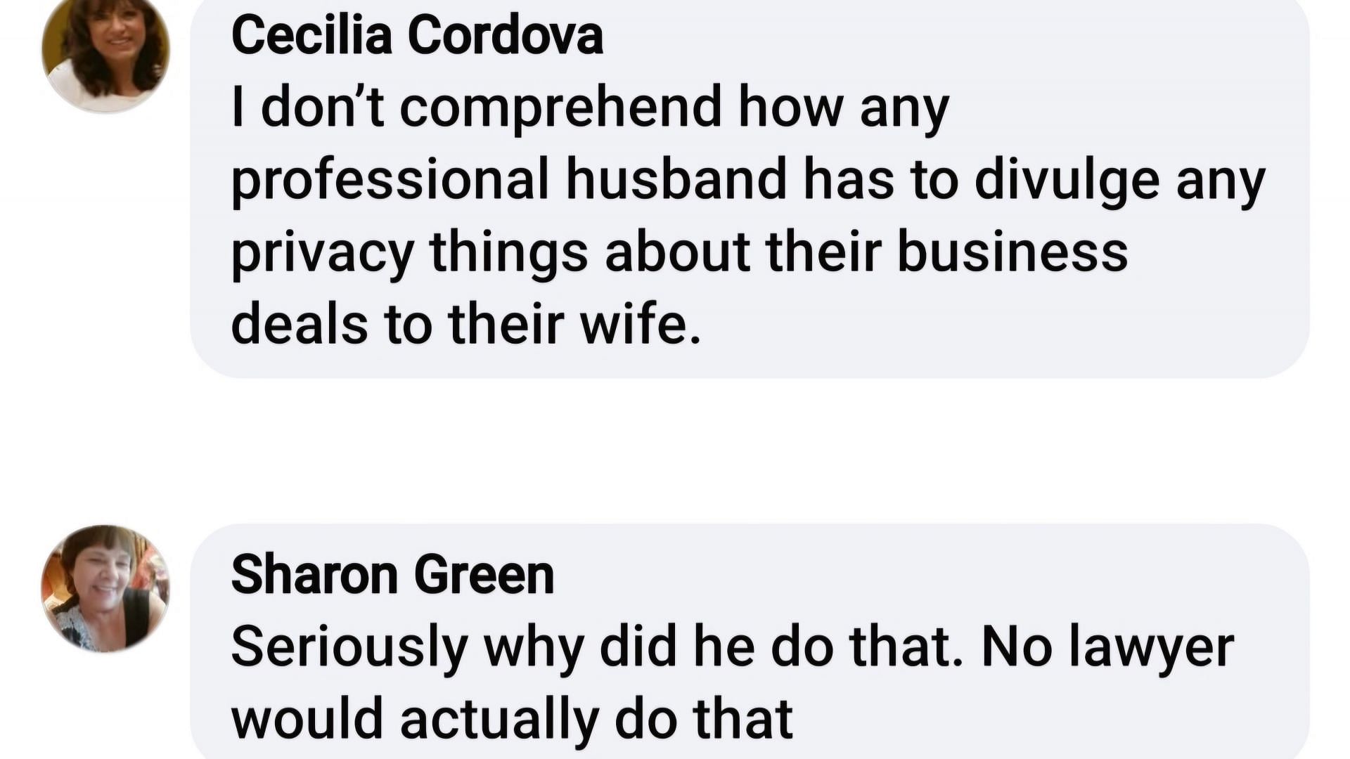 Viewers debating that Michael should keep personal equations and business apart (Image via Kathleen Niami Vettori/ Facebook)