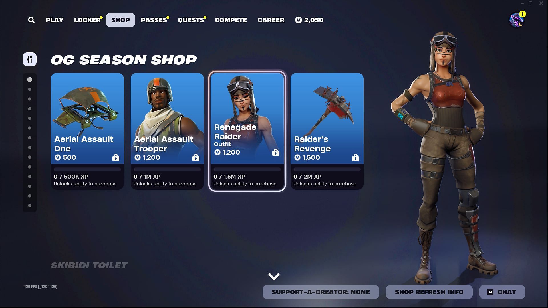 You will have to purchase the items individually (Image via Epic Games)