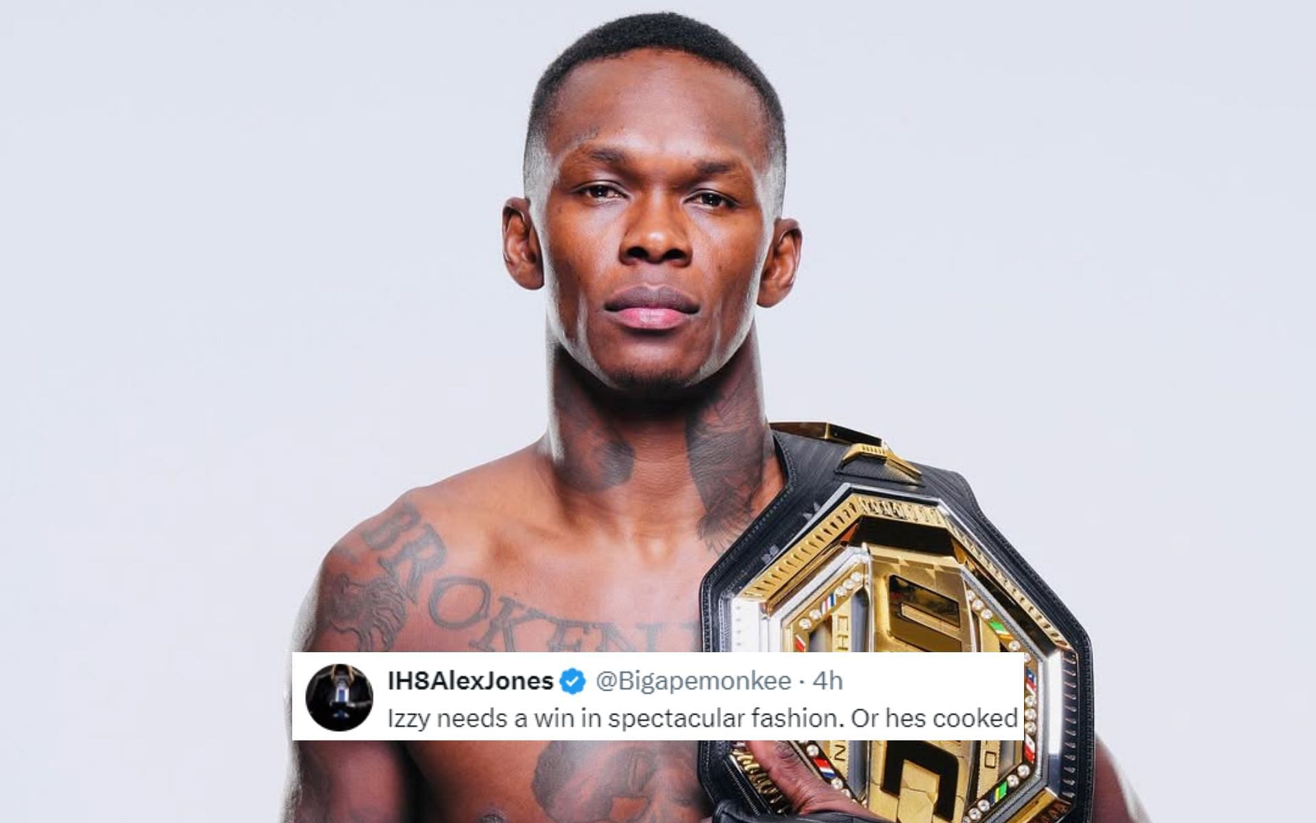 Fans react to Israel Adesanya