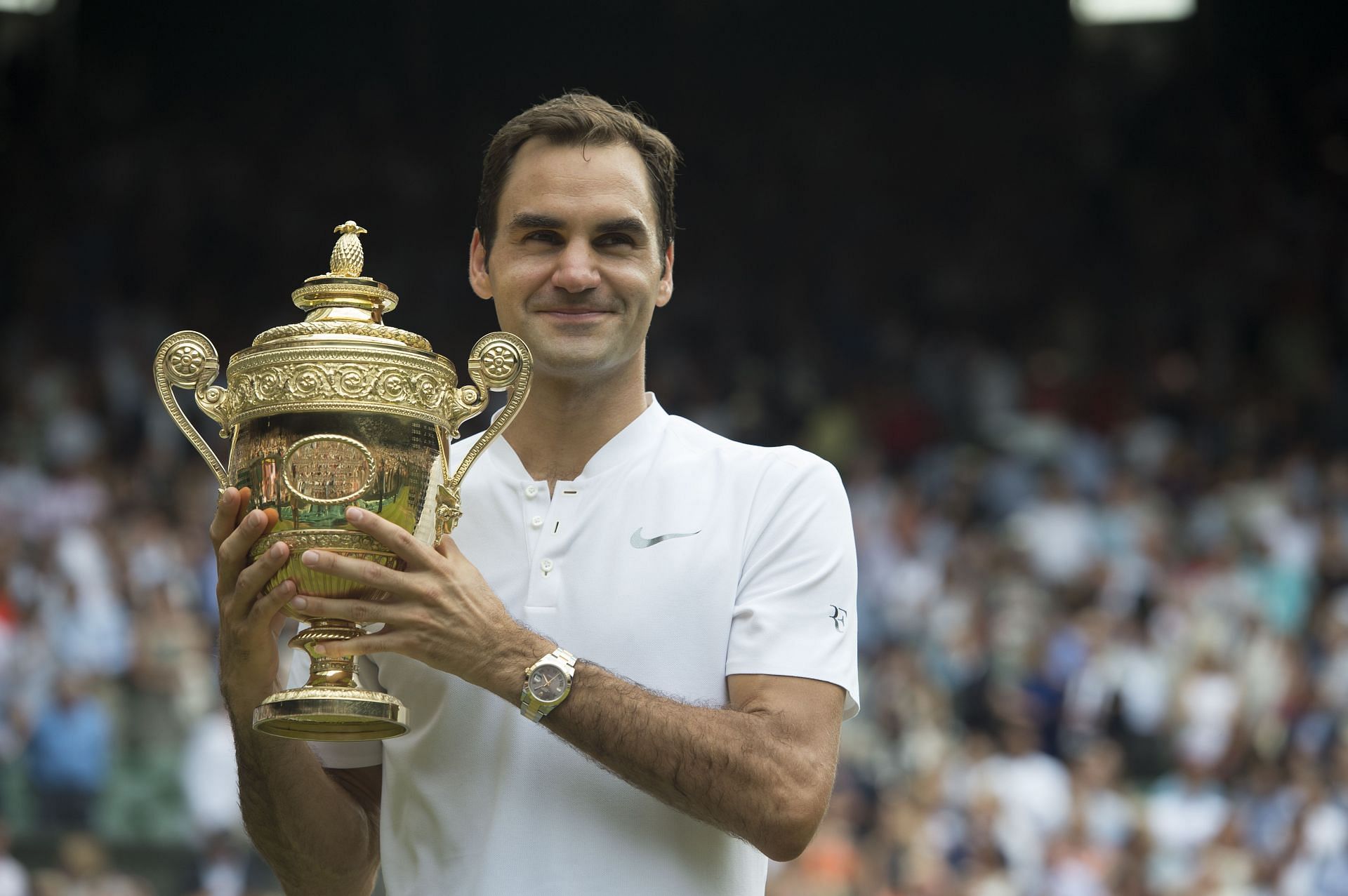 Roger Federer at the Wimbledon 2017 (Getty)