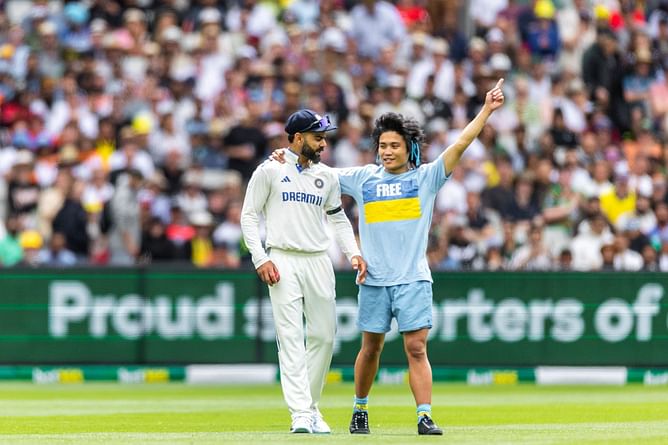 [In Pictures] Virat Kohli gives autographs to fans at the MCG during Boxing Day Test BGT 2024-25