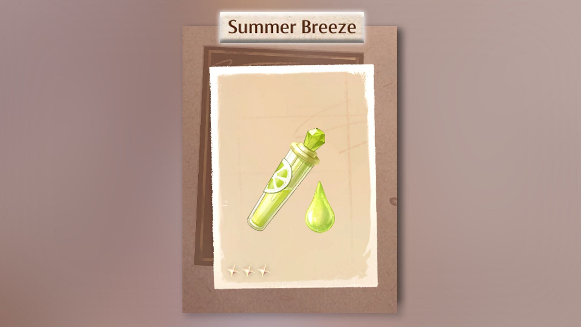 Summer Breeze Whim Fragrance (Image via Infold Games)