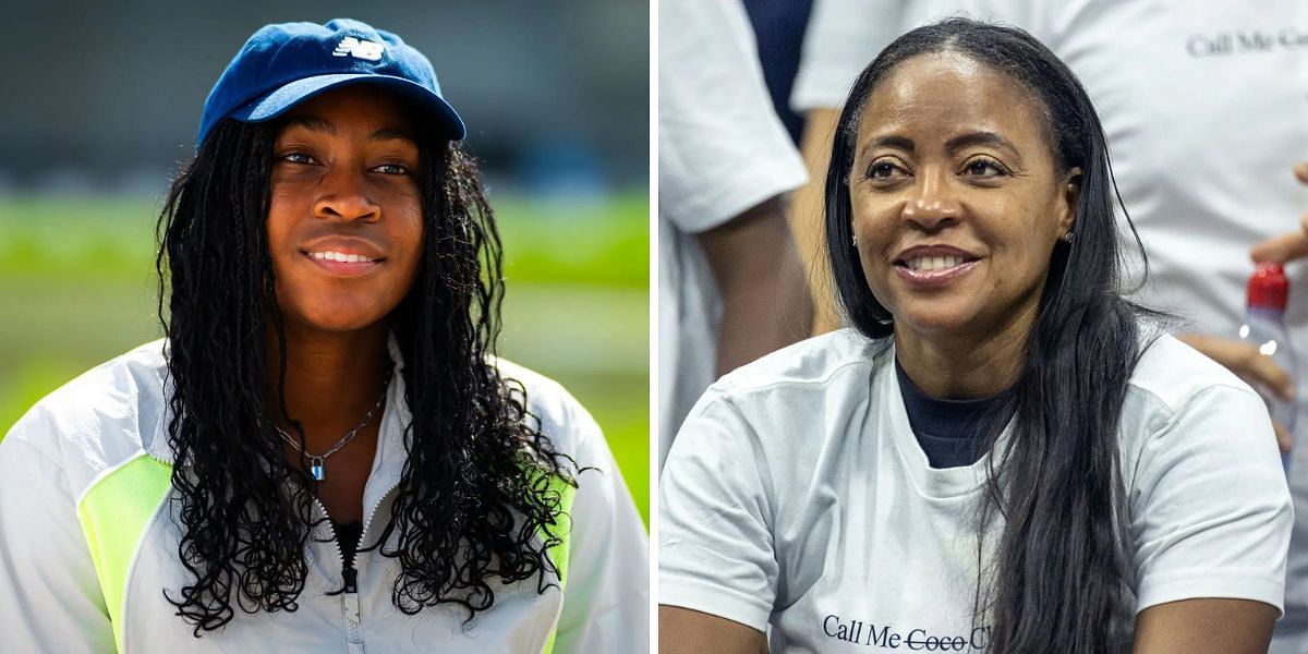 Coco Gauff (L) and Candi Gauff (R); ( Source - Getty Images)