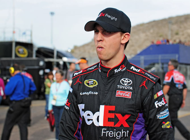 “Racing keeps them from doing that”: When Denny Hamlin pointed out NASCAR’s tough part that ‘restricted’ drivers from doing what they wish