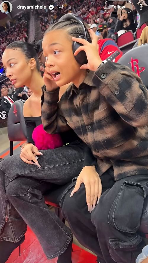 Draya Michele with her son Jru. [Credit: IG/@drayamichele]