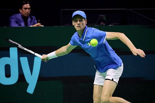 Jannik Sinner at the Davis Cup Finals (Image: Getty)