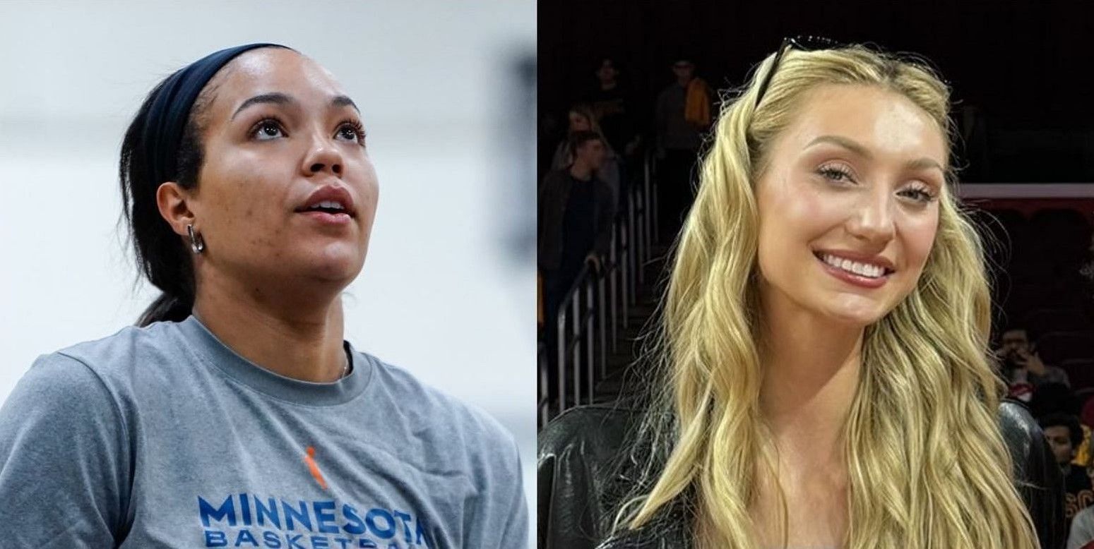 Napheesa Collier excited to have Cameron Brink on board Unrivaled. (Photos from Minnesota Lynx and LA Sparks