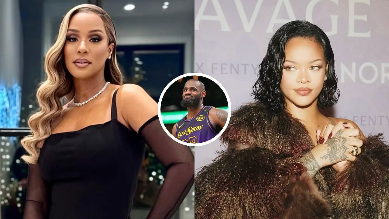 Fans react as LeBron James&rsquo; wife Savannah James links up with his super fan Rihanna (Image Sources: IMAGN, Savannah &amp; Rihaana