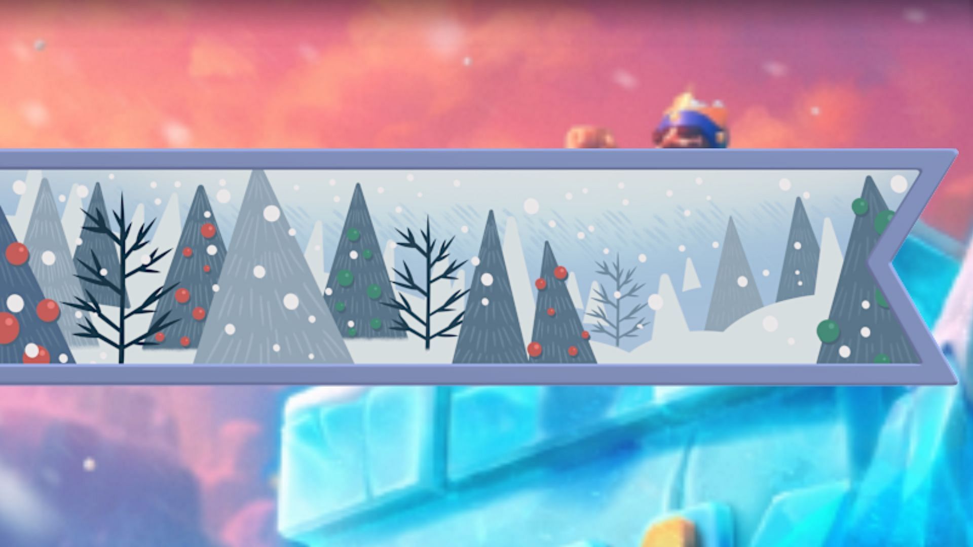 Reward banner for the Clash Royale Snowstorm Challenge (Image via Supercell)