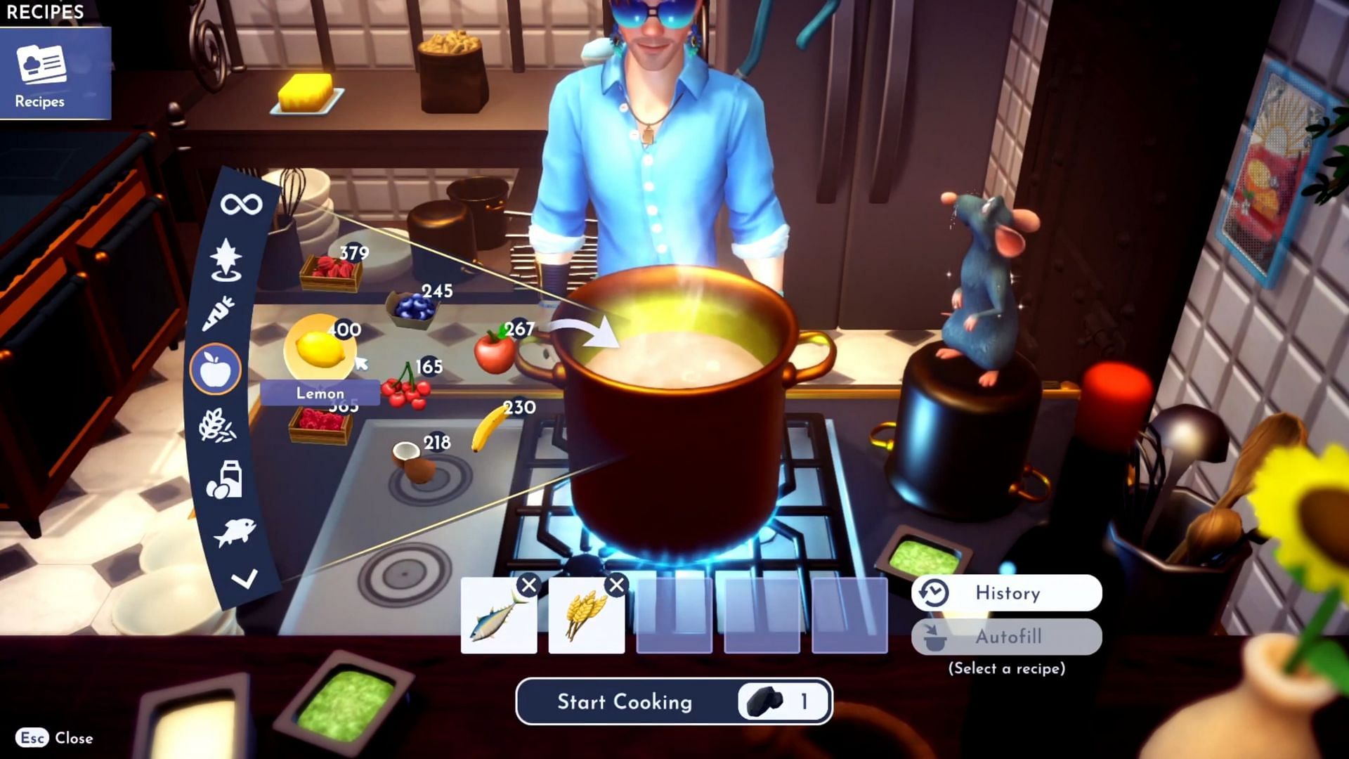 After cooking the dish, you can consume or sell it (Image via GSC Game World)