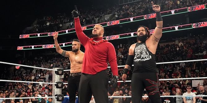 The Bloodline make an unexpected appearance on RAW and attack two WWE stars; message sent to Roman Reigns
