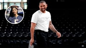 Angel Reese's coach Tyler Marsh brims with fatherly pride as 2yo son lives the NBA dream