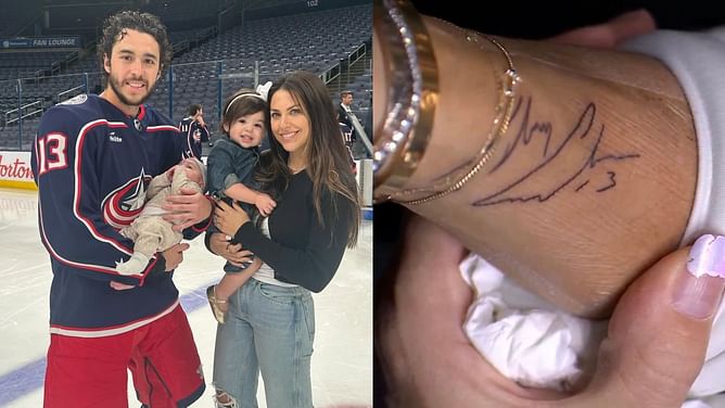 Johnny Gaudreau's wife Meredith reveals special tattoo honoring deceased NHL star