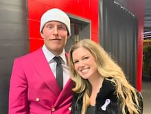 Patrik Laine and fiancée Jordan Leigh celebrate holiday in the most heartwarming way