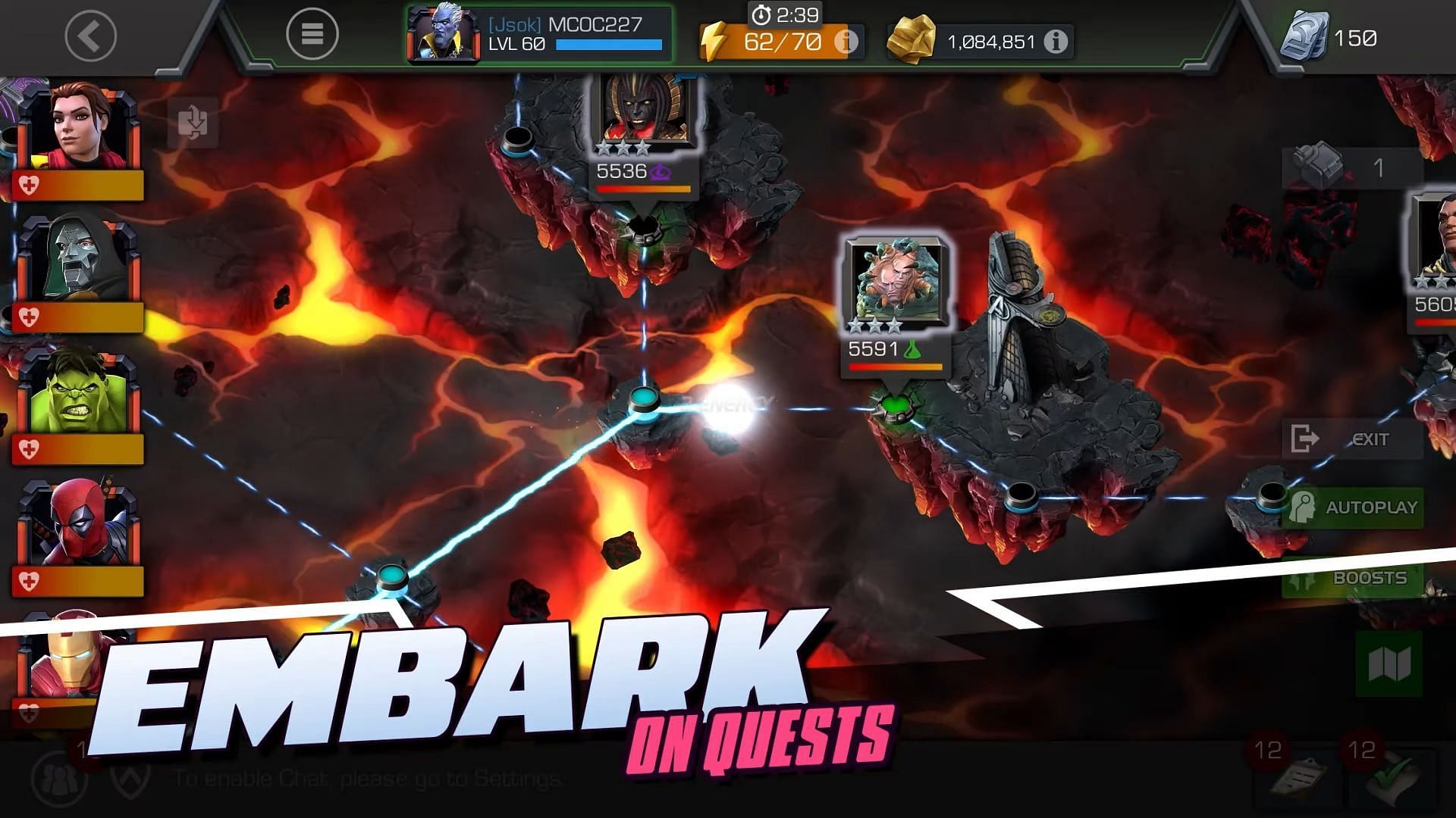 This Marvel Contest of Champions beginner mistake makes it difficult to progress on quests effectively (Image via Kabam Games, Inc.)