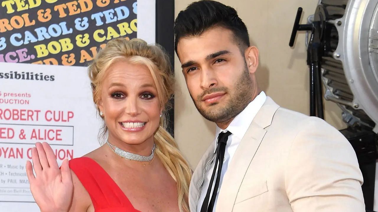 Britney Spears and Sam Asghari (Photo by Steve Granitz/WireImage)