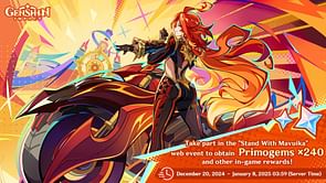 Genshin Impact Stand With Mavuika web event guide: How to get 240 Primogems