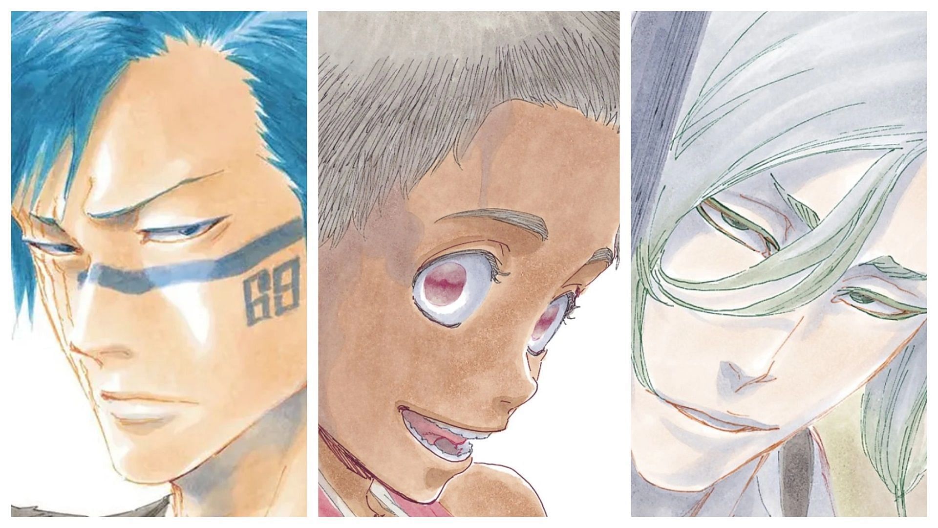 Shuhei Hisagi, Hikone Ubuginu, and Tokinada Tsunayashiro from Bleach: Can't Fear Your Own World (Image via Shueisha)