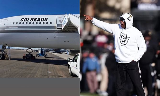 $45 million worth Coach Prime drops 2-word message as he shows off Colorado's eye-catching plane
