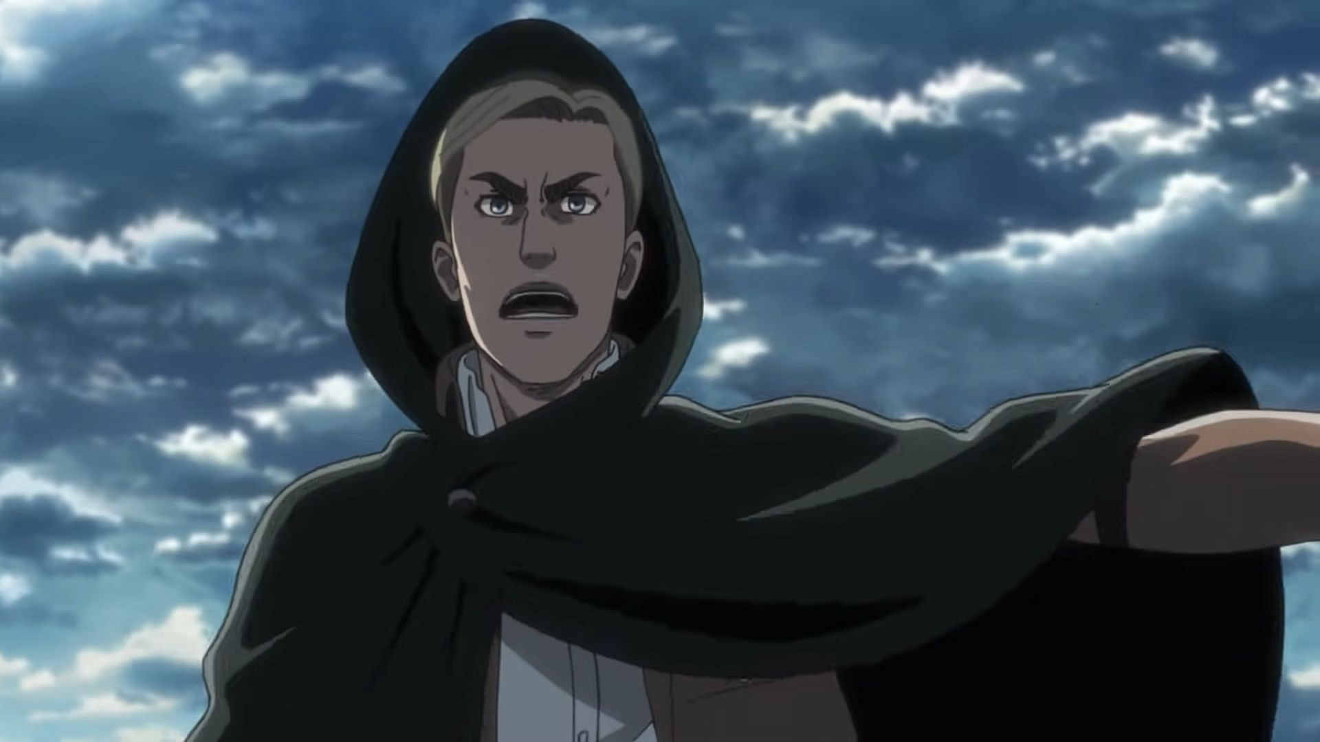 Erwin Smith as seen in Attack on Titan (Image via Wit Studio)