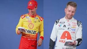 "You're gonna show how weak I am?" - NASCAR drivers including Joey Logano, AJ Allmendinger take on grip strength challenge