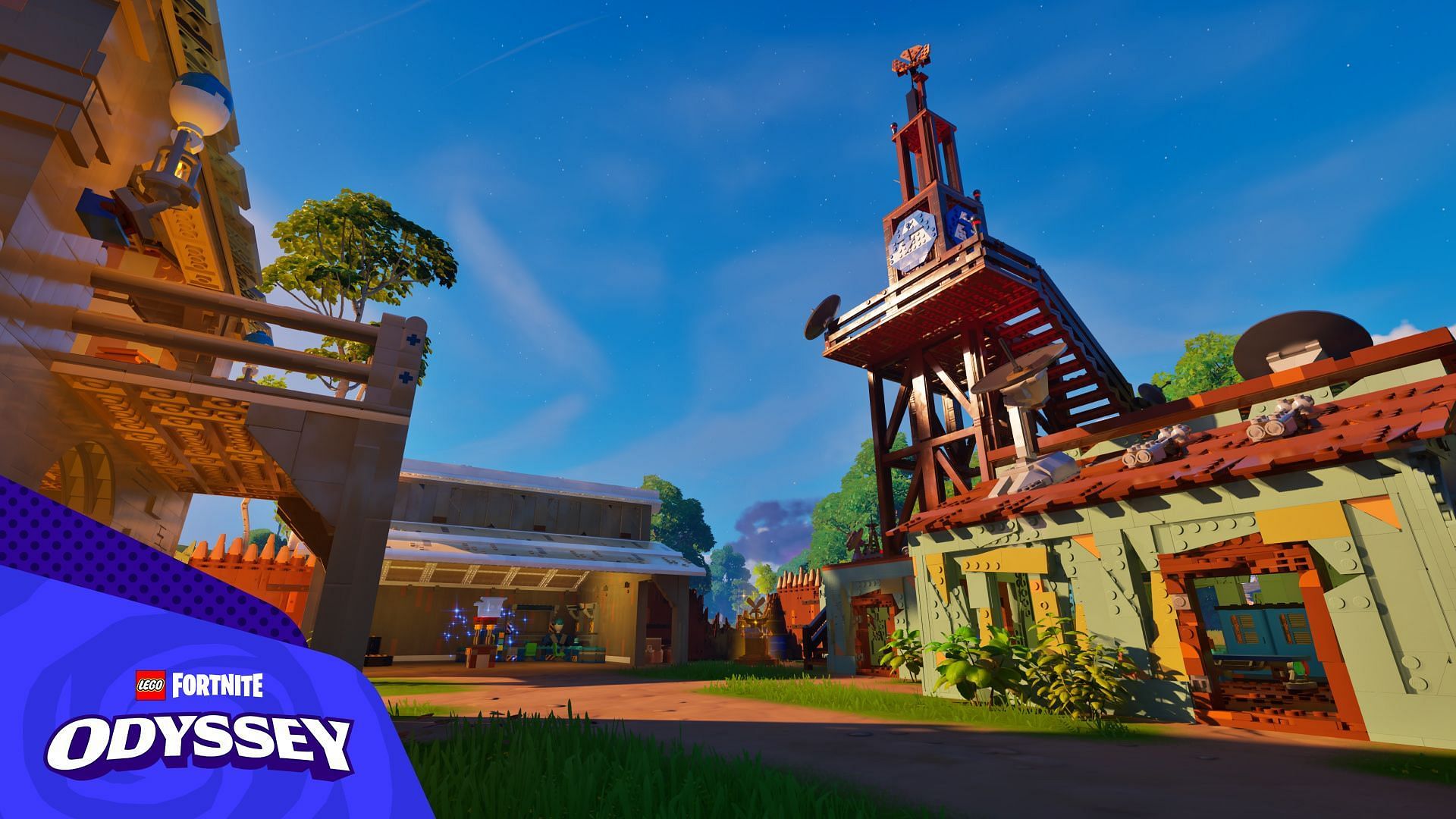 Storm Chaser Village in LEGO Fortnite Odyssey (Image via Epic Games)