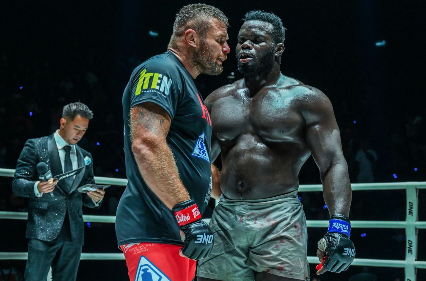 Anatoly Malykhin (left) and Reug Reug (R) | Image by ONE Championship