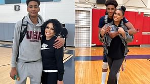 Gilbert Arenas ex Laura Govan reacts to son Alijah Arenas' ankle-breaking play during 37-pt scoring night