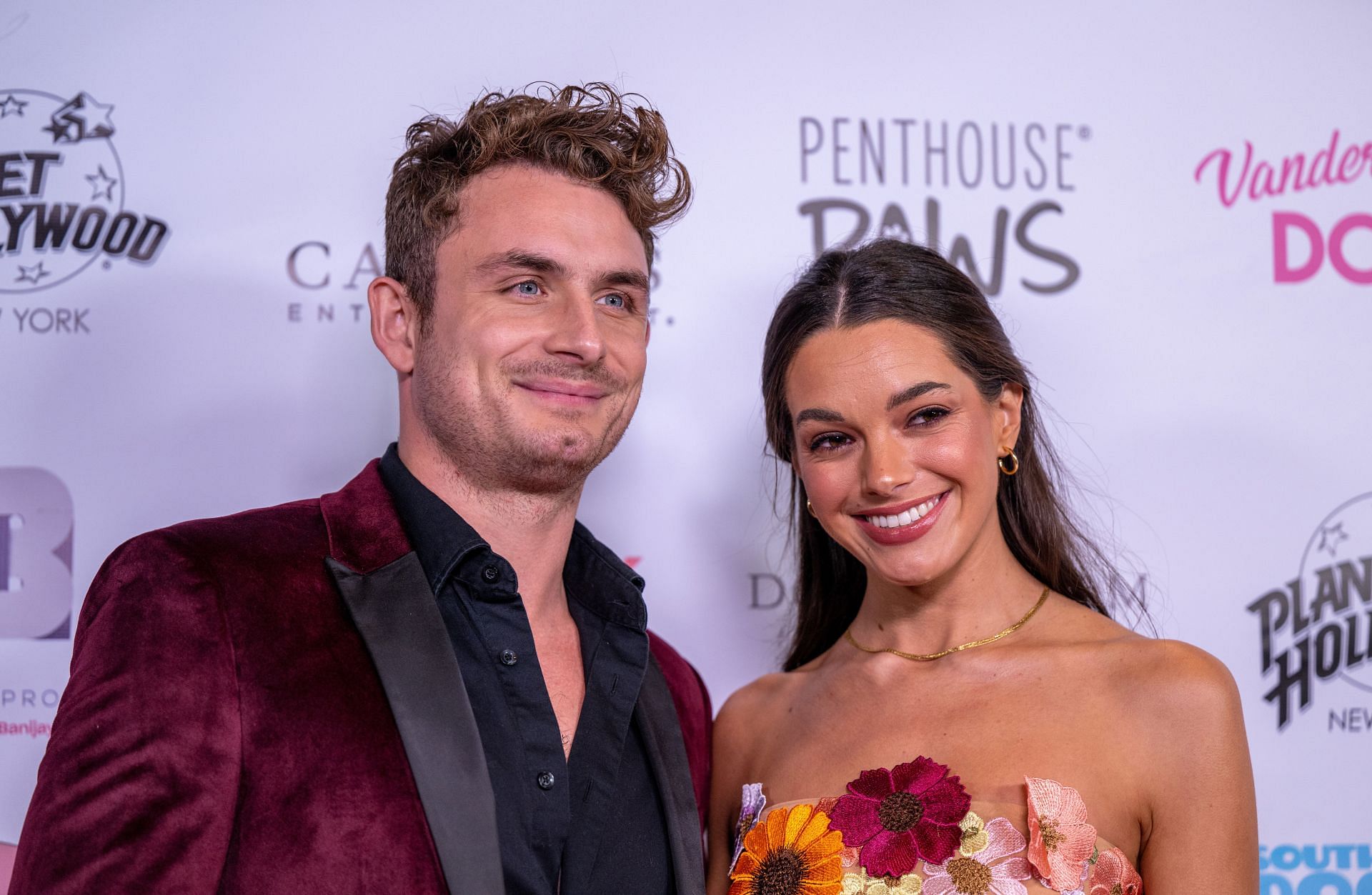 Television personalities James Kennedy (L) and Ally Lewber attend the 6th Annual Vanderpump Dog Foundation Gala (Image via Getty)