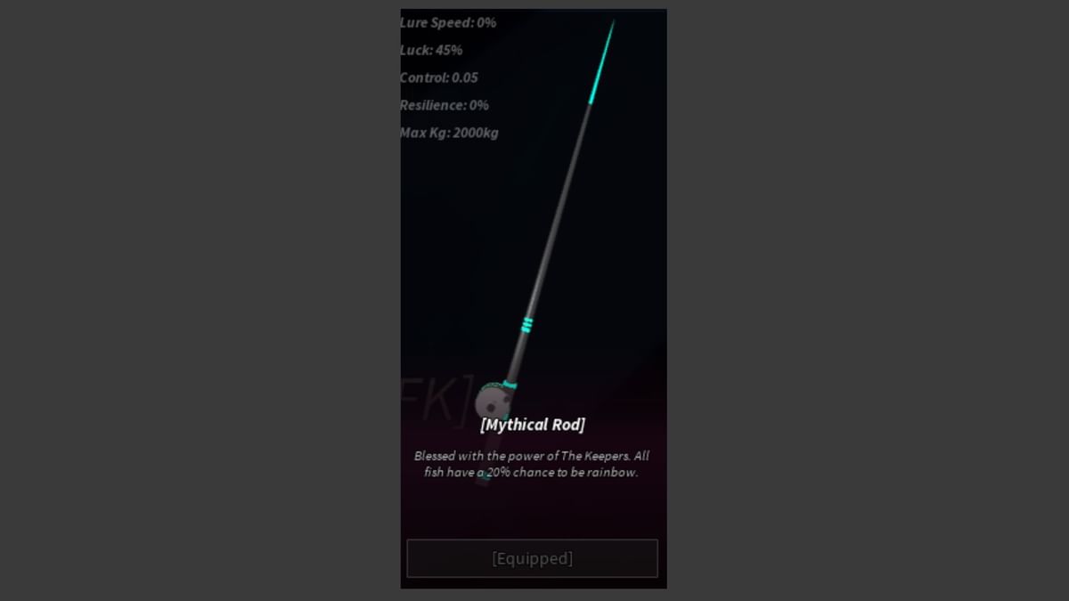 How to get the Mythical Rod in Roblox Fisch