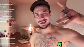 Kick streamer detained by police after repeatedly setting fire to furniture in his house
