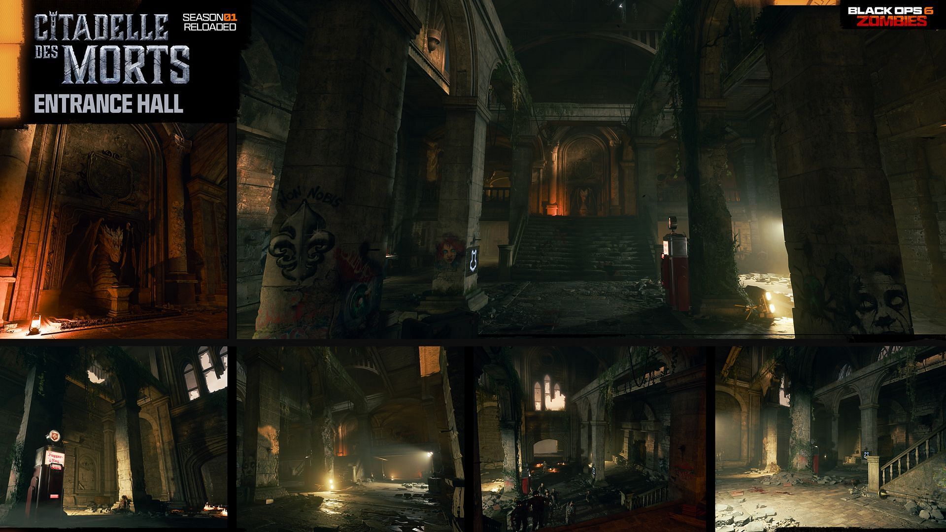 Entrance Hall POI in Citadelle Des Morts (Image via Activision)