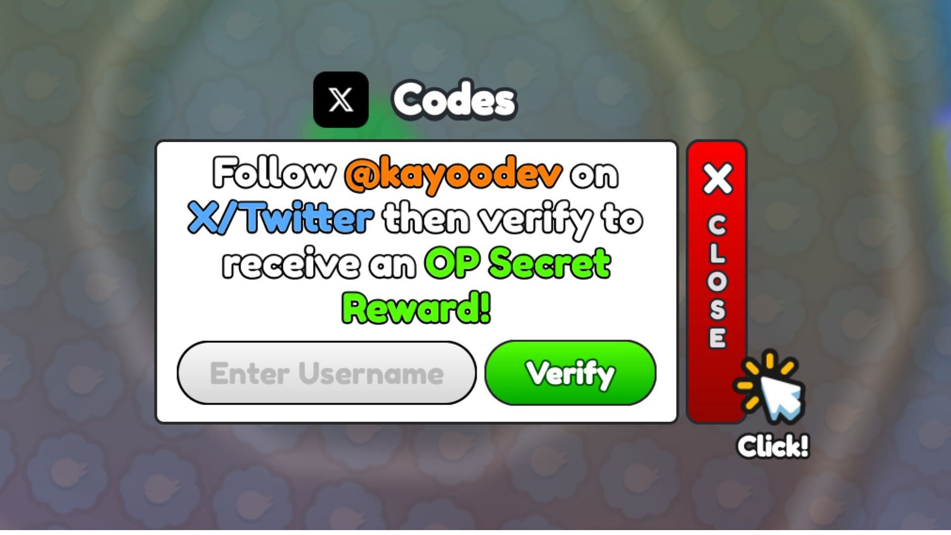 Redeem codes in Maze Simulator (Image via Roblox)