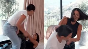 "There's so many skills on display" - Ex-UFC champions weigh in with 'elite analysis' on Kim and Kourtney Kardashian's public feud