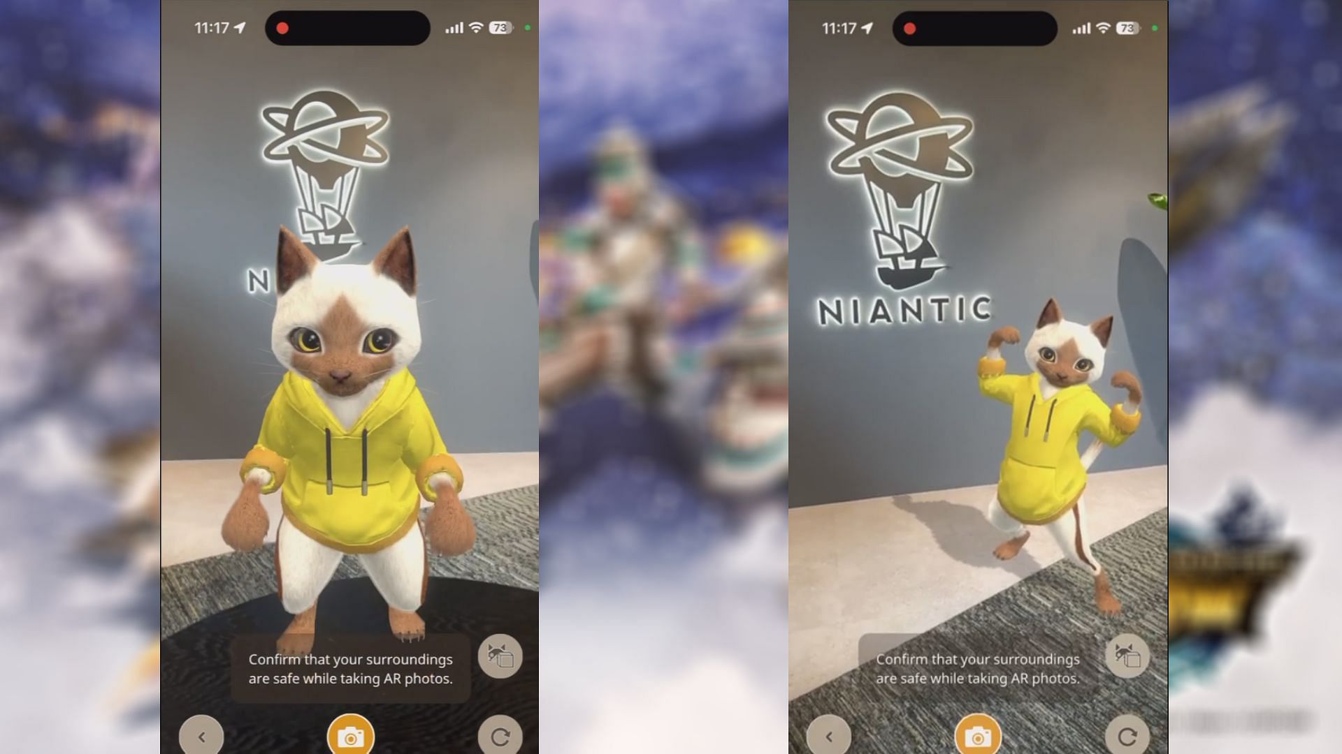 New Palico AR features in Monster Hunter Now Season 4 (Image via Niantic)