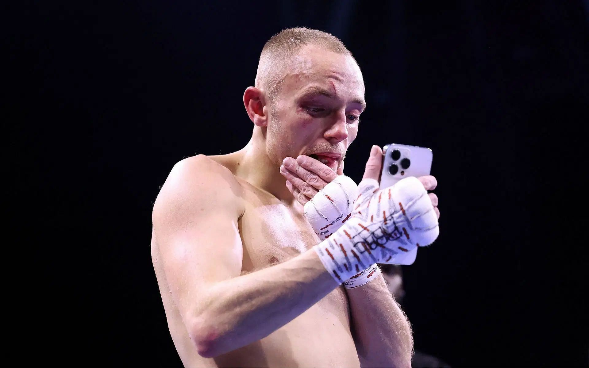 Sunny Edwarsd (pictured) shares emotional words after retiring from boxing at 28 years old [Image courtesy: Getty Images]