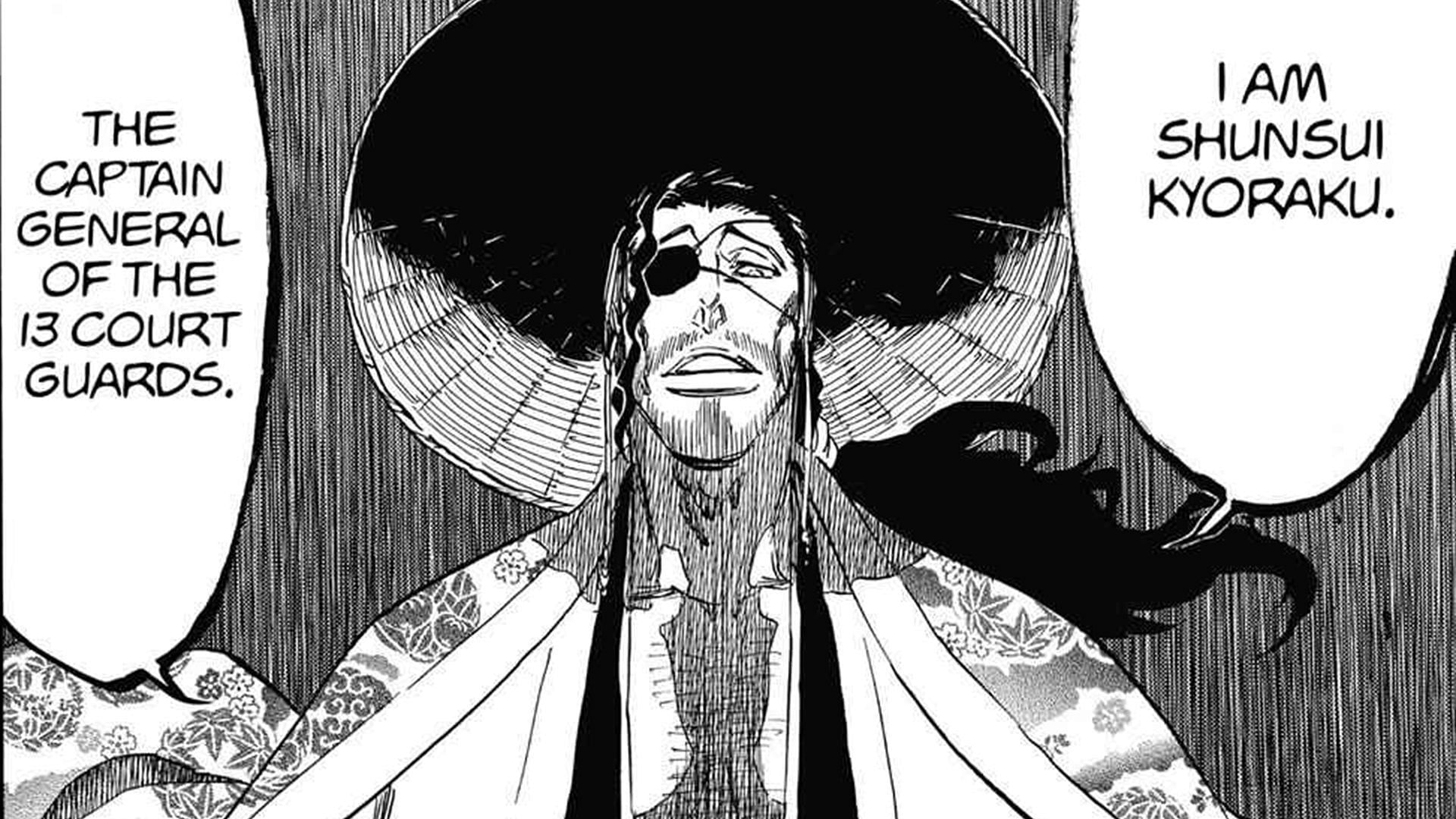 Shunsui is one of the strongest characters in Bleach (Image via Shueisha)