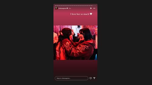 Chelsea Green's message to Rhea Ripley! [Image credit: Chelsea Green's Insta story]