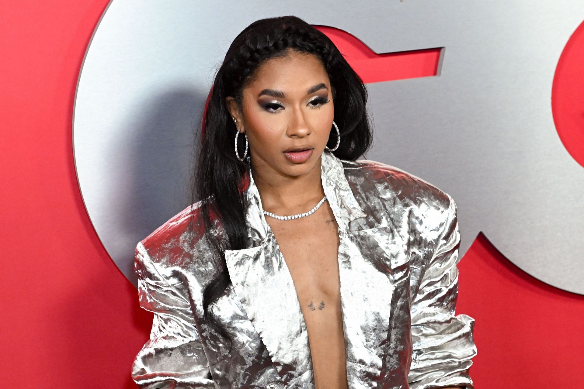 Jordan Chiles at the 2024 GQ Men Of The Year Party - (Source: Getty)