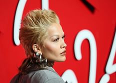 "Gurl that's david bowie"— Internet reacts to Rita Ora's blonde mullet at the 2024 Fashion Awards in London