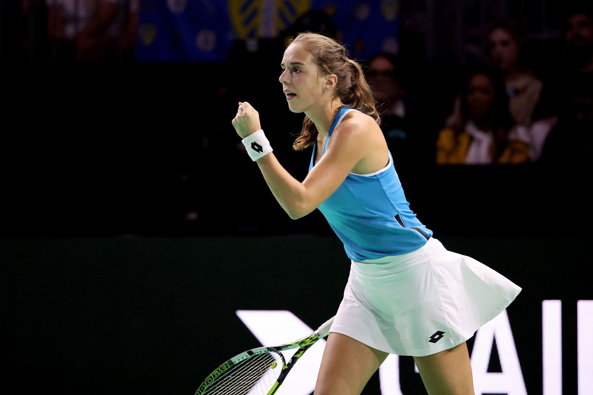 Lucia Bronzetti at the Billie Jean King Cup Finals 2024. (Photo: Getty)