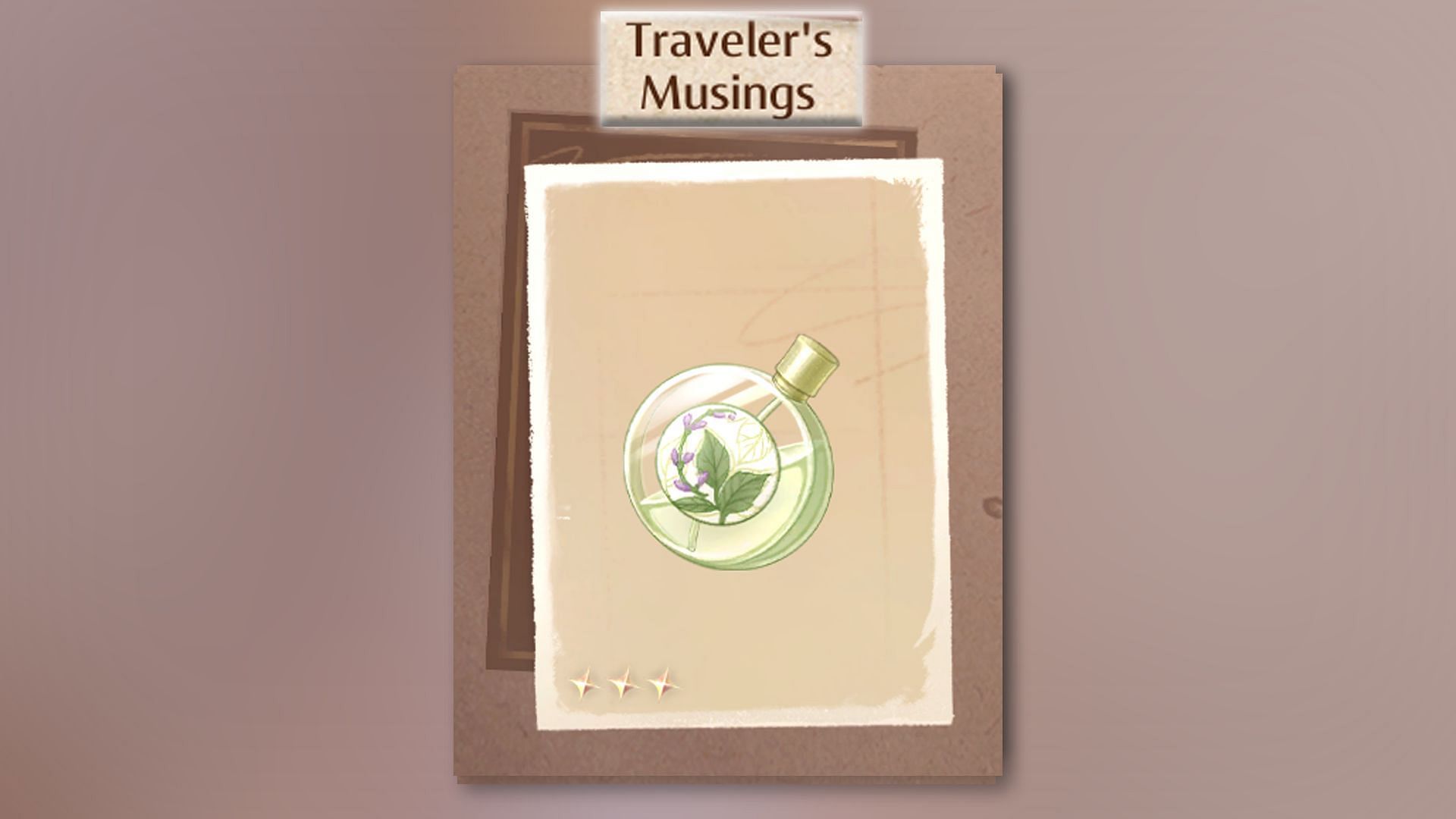 Traveler&#039;s Musings Whim Fragrance (Image via Infold Games)