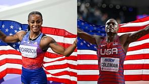 Christian Coleman drops 3-word reaction to Sha'Carri Richardson's latest eye-catching photoshoot