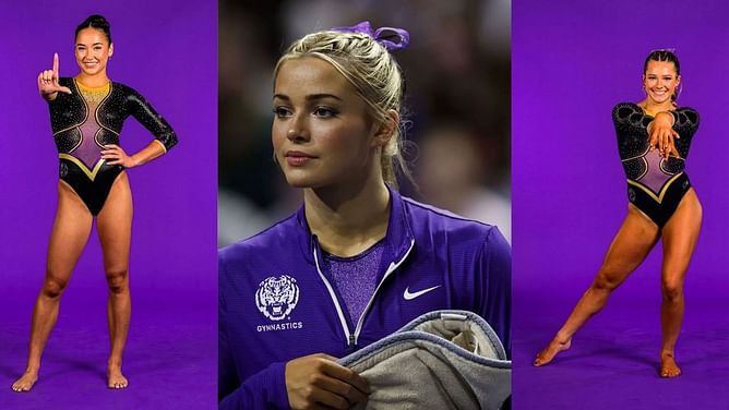 Olivia Dunne, Lexi Zeiss and other LSU gymnasts react to Aleah Finnegan's training session amid 2025 season preparations