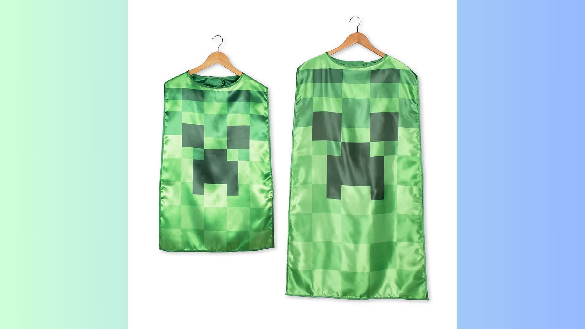 The free cosmetic paired with the unique look makes the creeper cape one of the best Minecraft Christmas gift ideas (Image via shop.minecraft.net)