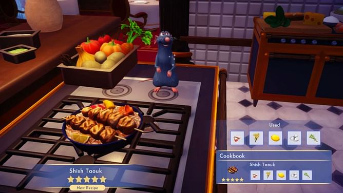 How to make Shish Taouk in Disney Dreamlight Valley