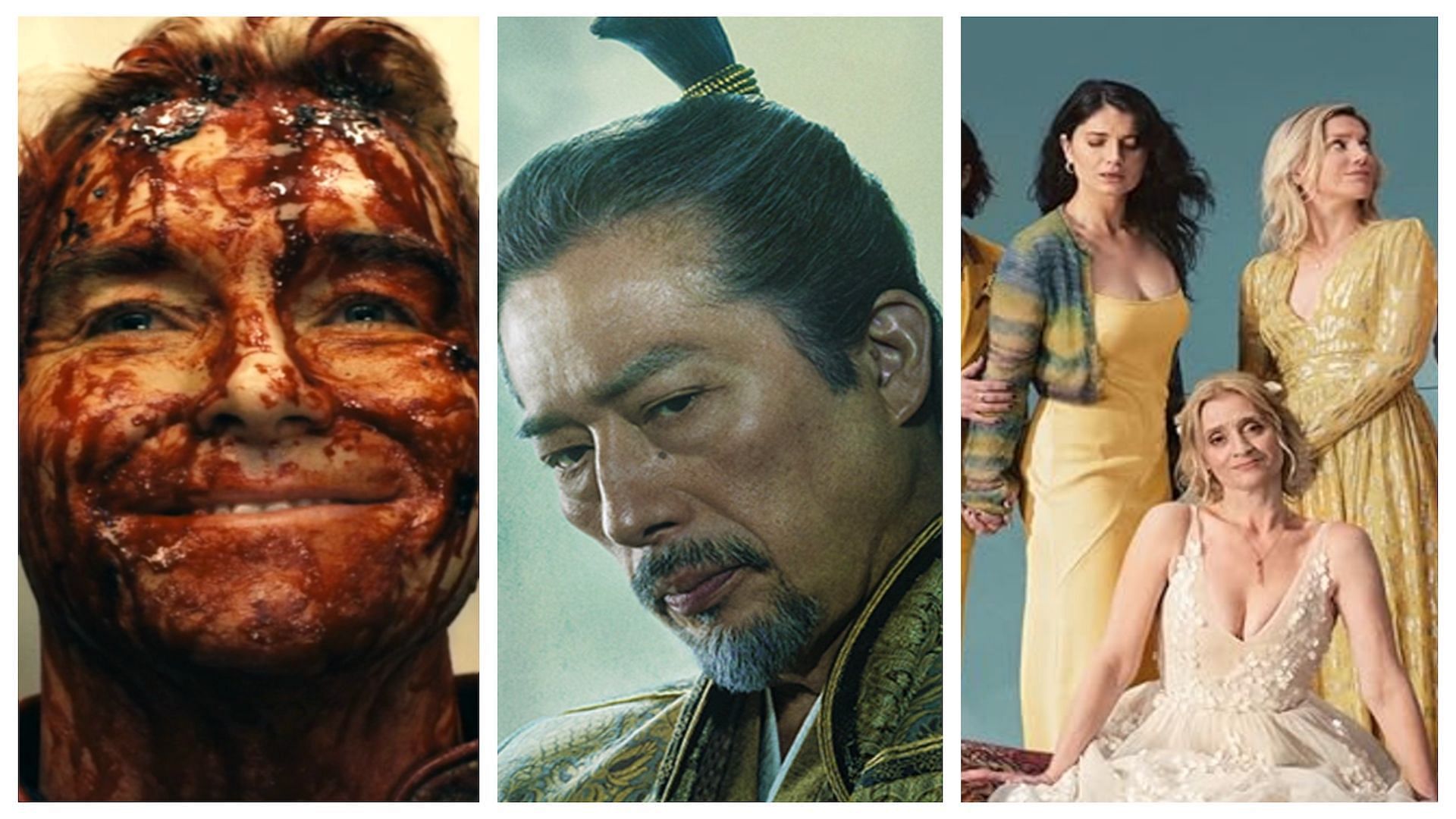 Shogun, The Boys, and Bad Sisters have all scored nominations at The Critics Choice Awards (Image via Prime Video/FX/Apple)