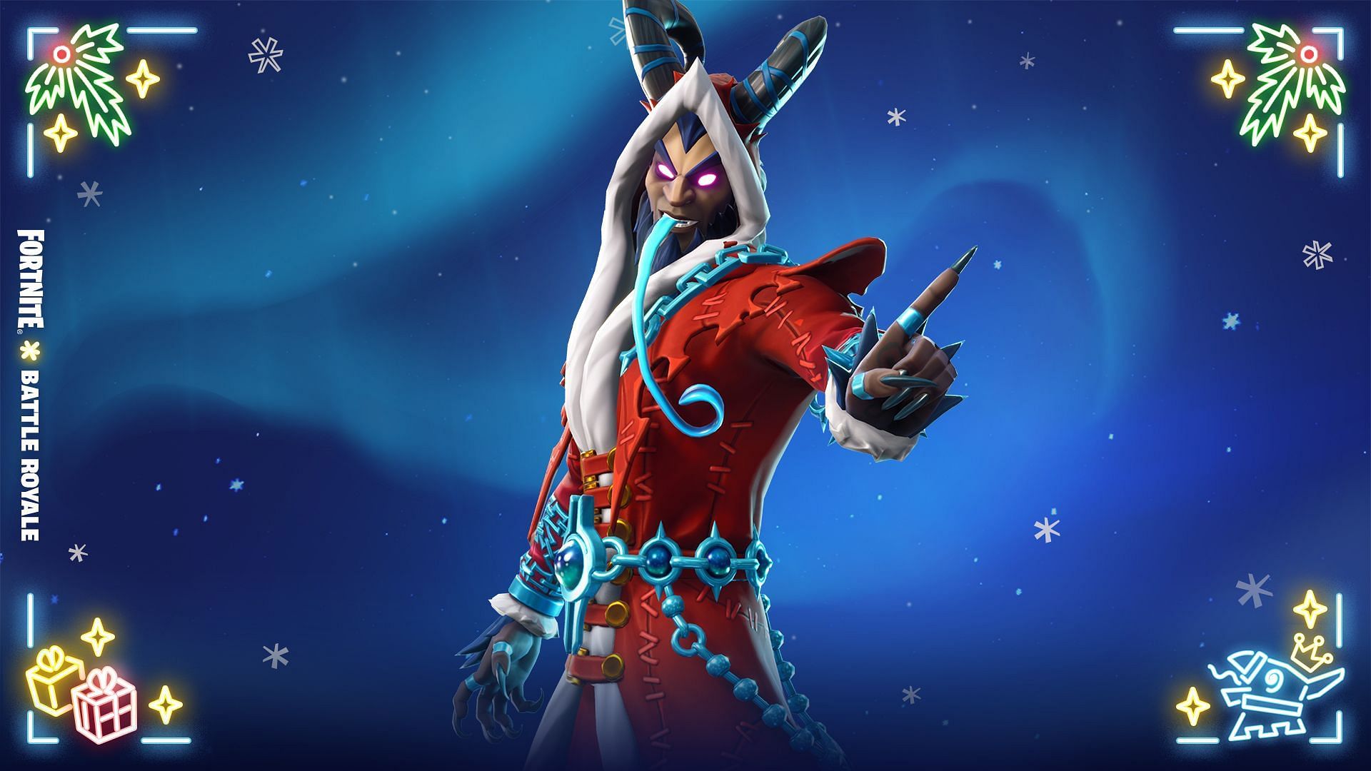 Krampus skin is now in Fortnite (Image via Epic Games)